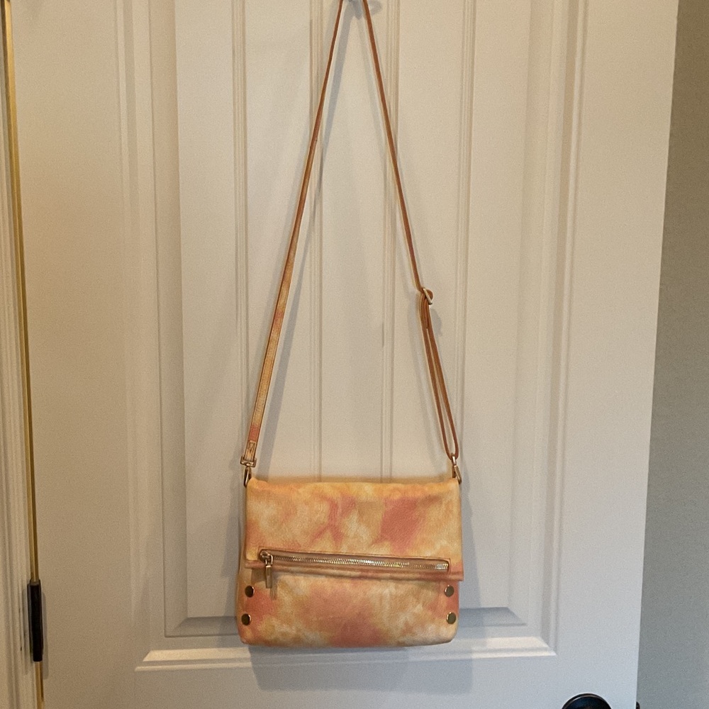 Hammit crossbody handbag. Stylish Tie-Dye Crossbody Bag